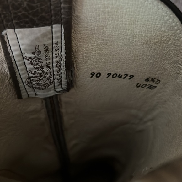 Olathe Boot Company grey cowboy boots - Picture 6 of 6